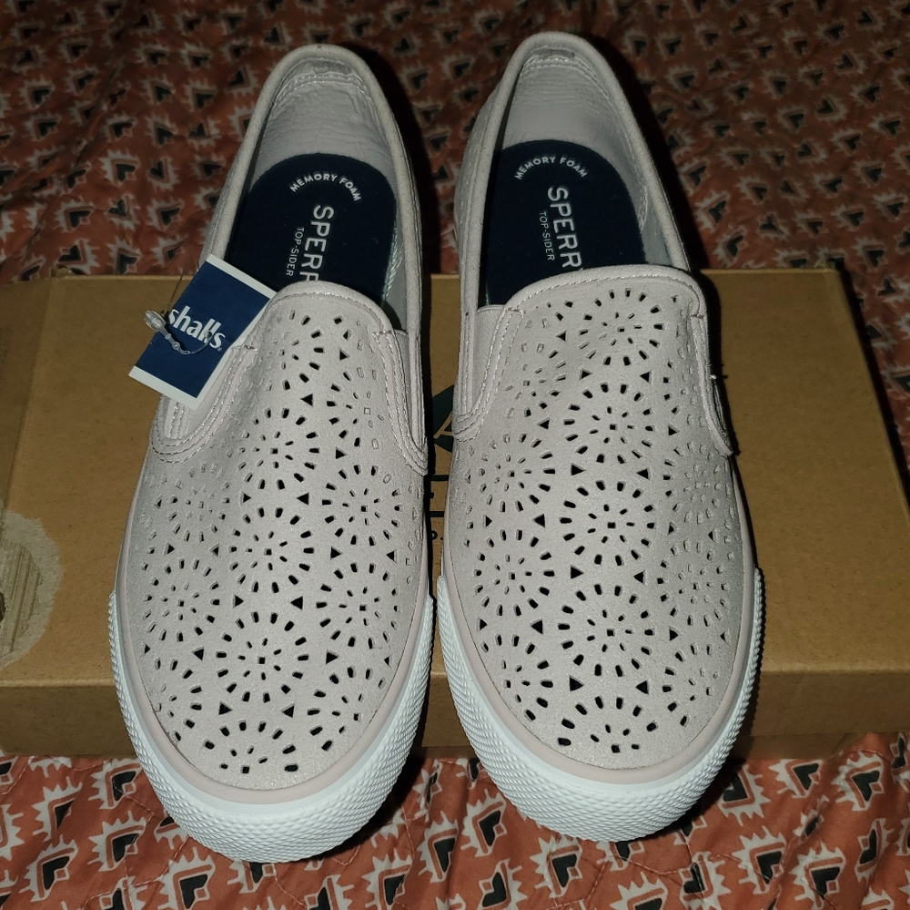 Sperry memory foam slip on's